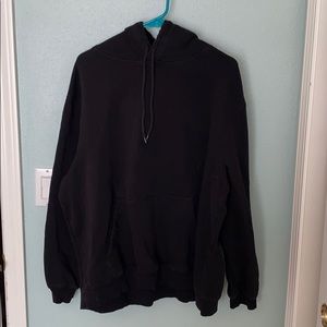 Black oversized hoodie